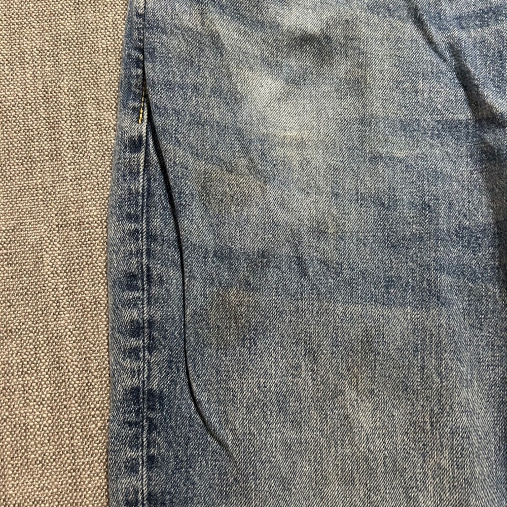 American Eagle Classic Bootcut Jeans Mens 36(38)x36 Blue 100% Cotton Faded Denim - Picture 2 of 12
